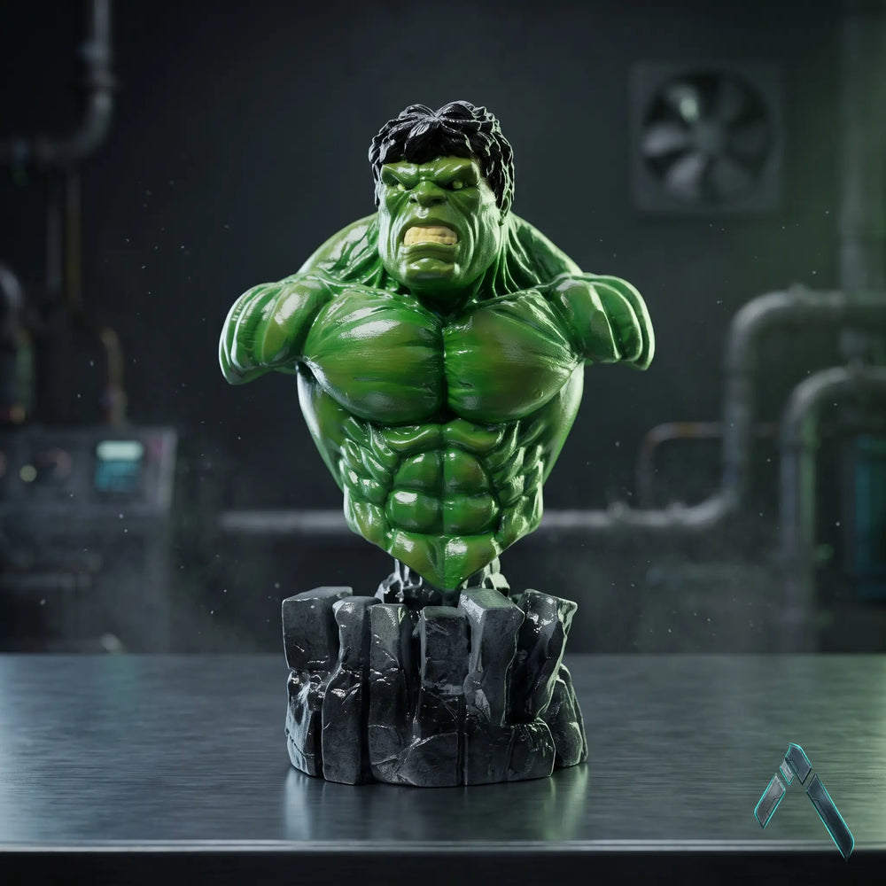 Hulk Bust Sculpture | Emerald Green Gloss | Marvel Avengers Collectible India