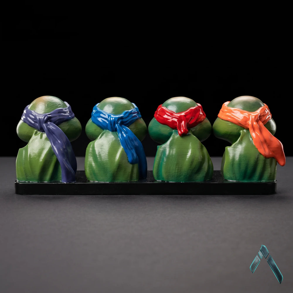 TMNT Teenage Mutant Ninja Turtles Head Bust Set | All 4 Turtles | 90s Pop Culture Collectible India
