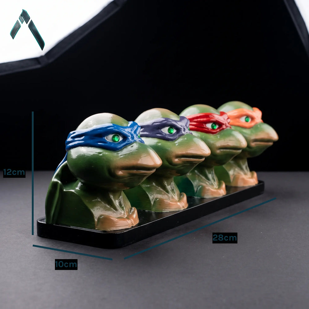 TMNT Teenage Mutant Ninja Turtles Head Bust Set | All 4 Turtles | 90s Pop Culture Collectible India