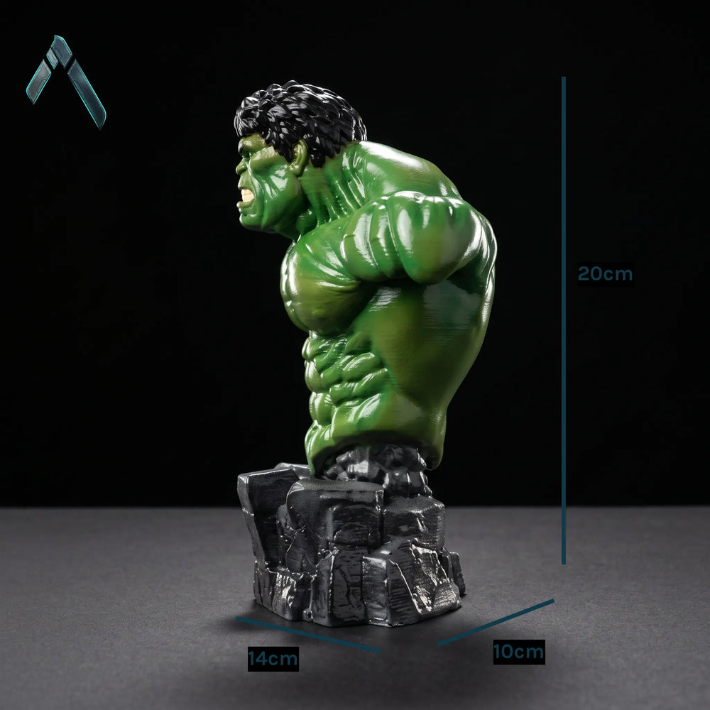 Hulk Bust Sculpture | Emerald Green Gloss | Marvel Avengers Collectible India
