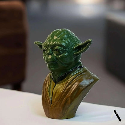 Yoda Bust Sculpture Green Jedi Master Star Wars Collectible | Archadia