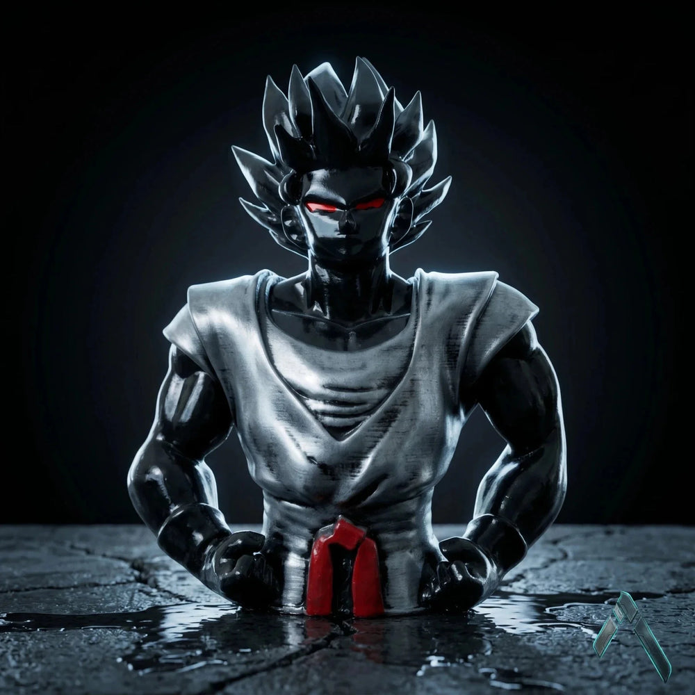 Goku Black Dragon Ball Z Bust | Dark Metallic Finish | Anime Collectible India