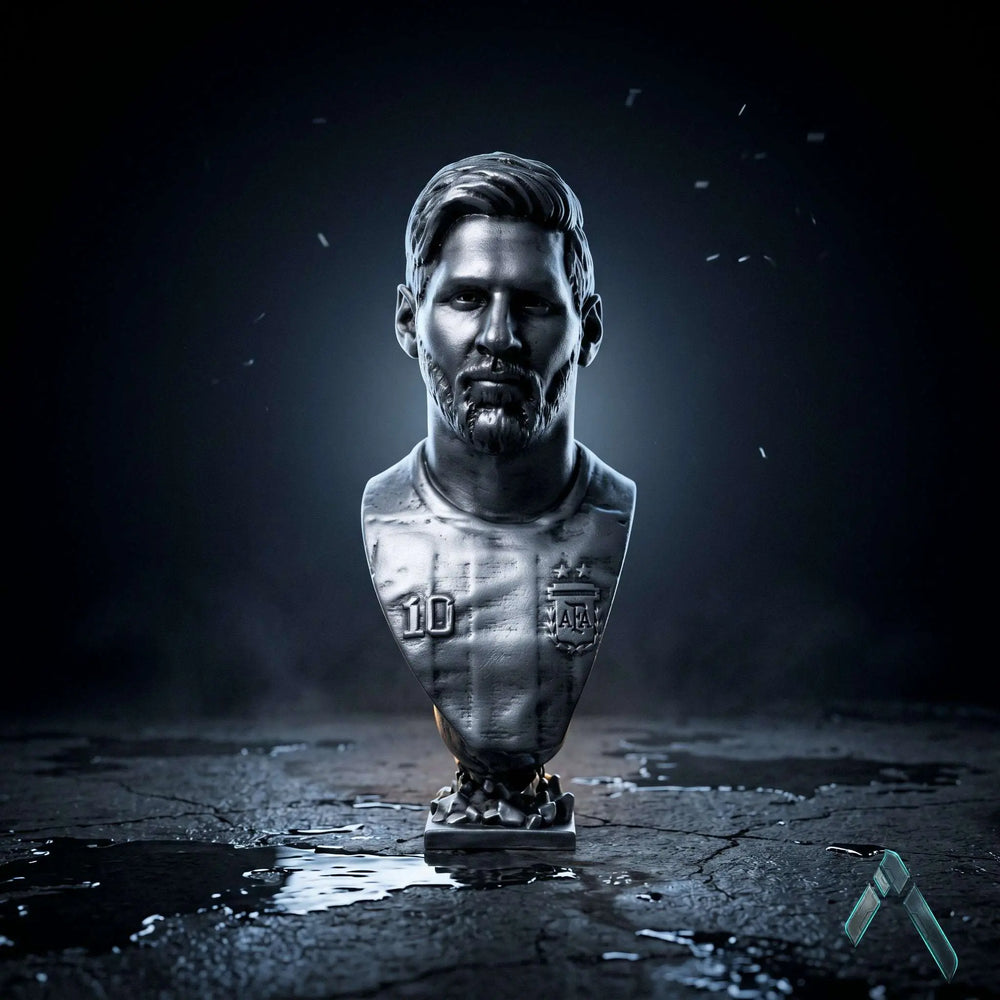 Messi Argentina Jersey Bust | Hand-Painted #10 Collectible | Archadia