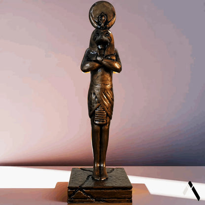 Khonshu Moon Knight Statue | Antique Bronze Egyptian God | Archadia