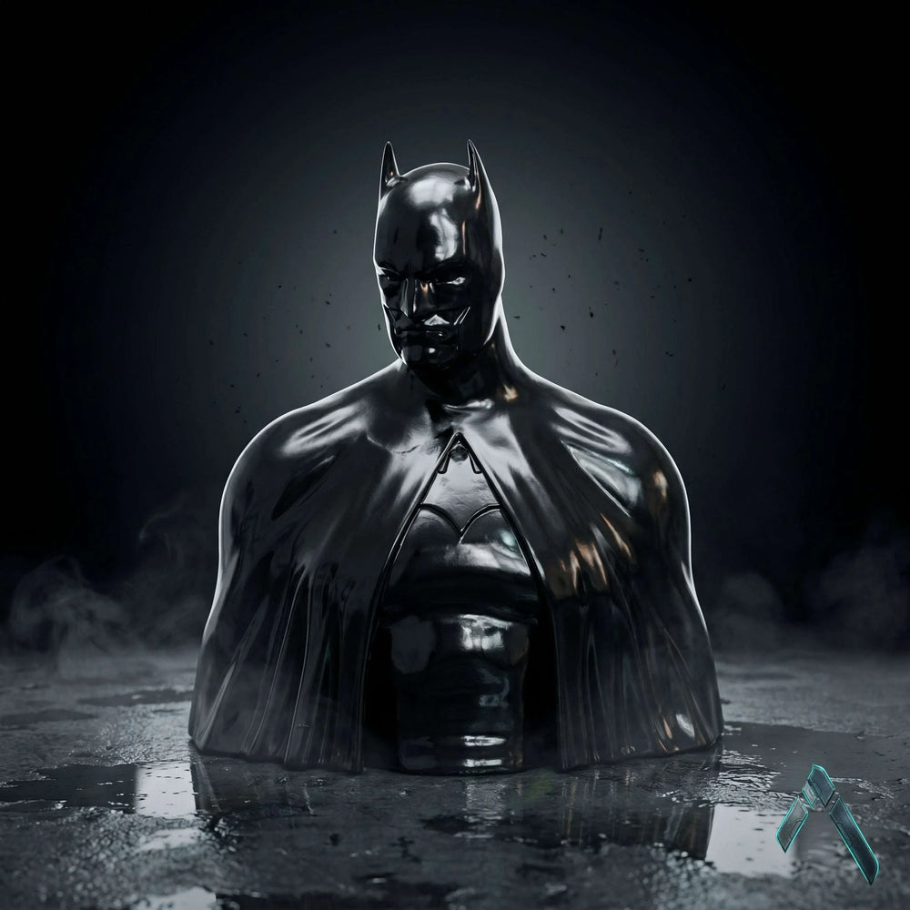 Batman Cape Bust Sculpture | Gloss Black Finish | DC Comics Collectible India