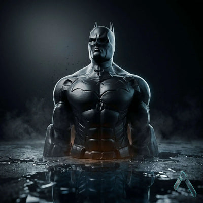 Batman Arkham Bust Sculpture | Matte Black Premium Finish | DC Collectible India