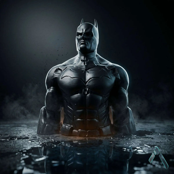 Batman Arkham Bust Sculpture | Matte Black Premium Finish | DC Collectible India