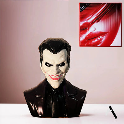 Joker Heath Ledger Bust | Dark Knight White Face Collector | Archadia