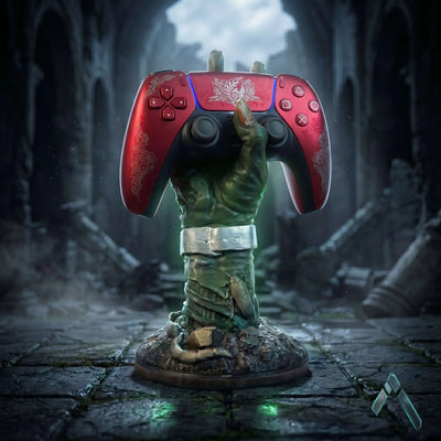 Zombie Hand Controller Holder Stand PS5 PS4 Gaming Desk Sculpture | Archadia