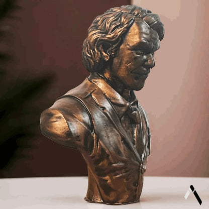 Joker Classic Antique Bust | Bronze Dark Knight Collectible | Archadia