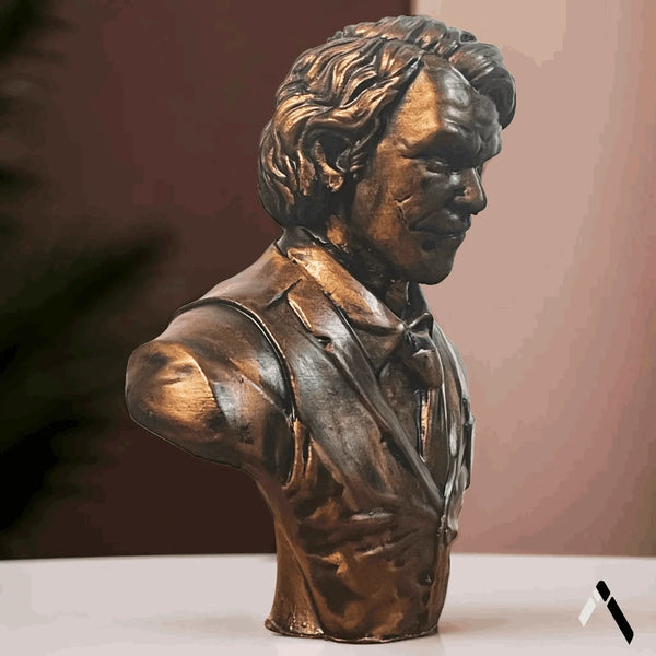 Joker Classic Antique Bust | Bronze Dark Knight Collectible | Archadia