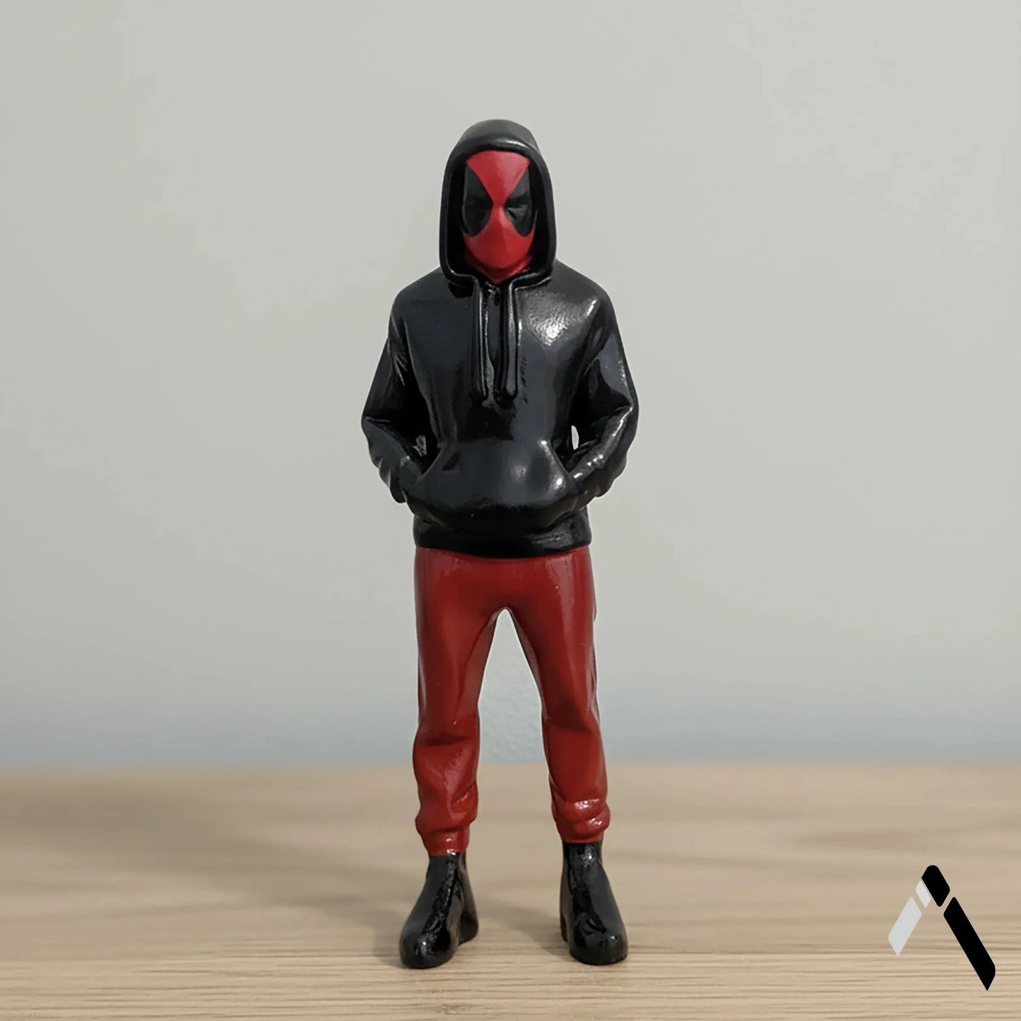 Deadpool Hoodie Incognito Figurine | Matte Black & Red | Marvel Collectible India