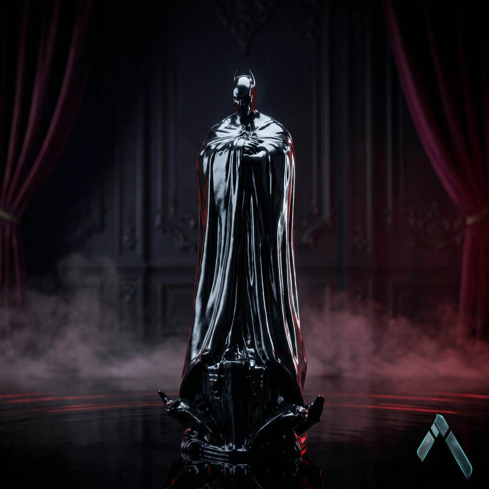 Batman Dark Knight Gloss Figurine | Premium Resin Collectible | DC Fan Art Sculpture