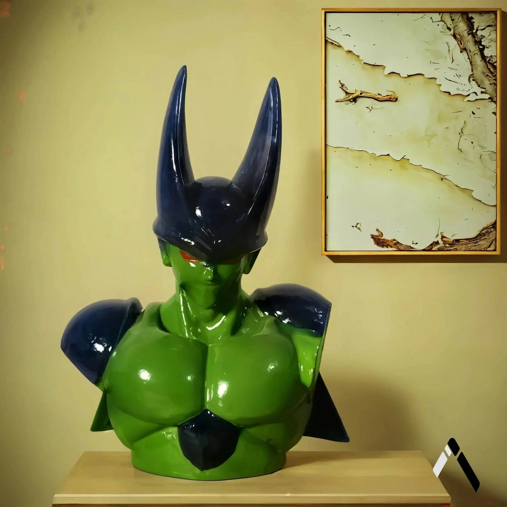 Cell Perfect Form Bust | Gloss Green & Blue | Dragon Ball Z Collectible India