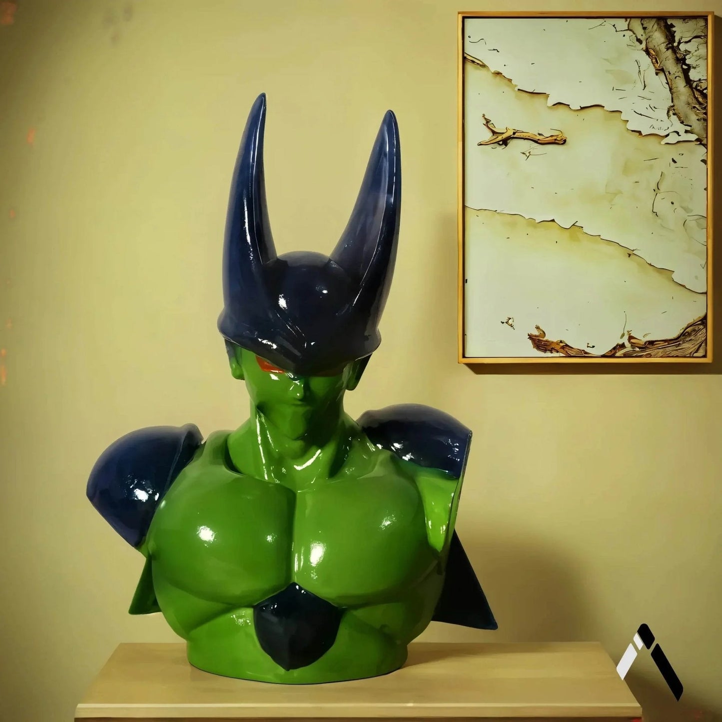 Cell Perfect Form Bust | Gloss Green & Blue | Dragon Ball Z Collectible India