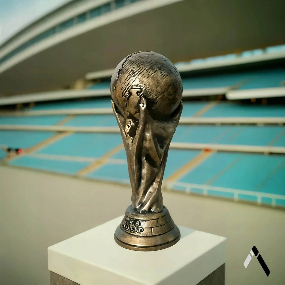 FIFA World Cup Trophy Scale Model | Antique Bronze | Football Collectible India