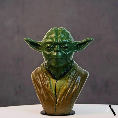 Yoda Bust Sculpture Green Jedi Master Star Wars Collectible | Archadia