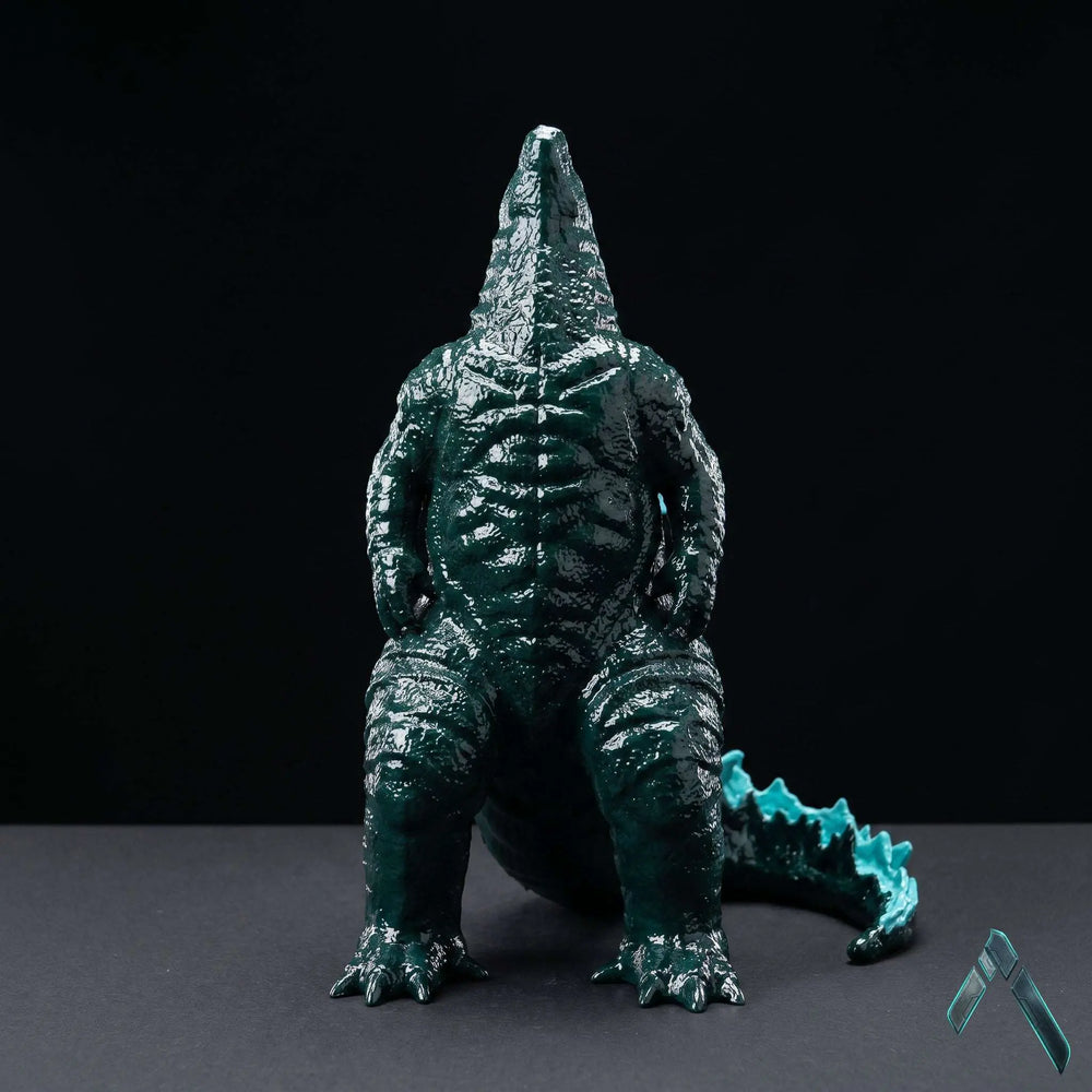 Shin Godzilla Full Scale Sculpture Dark Charcoal Red Spines | Archadia