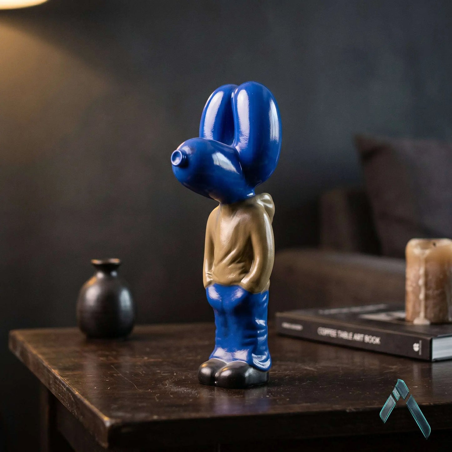 Snoopy Standing Figurine | Glossy Royal Blue Finish | Pop Culture Collectible
