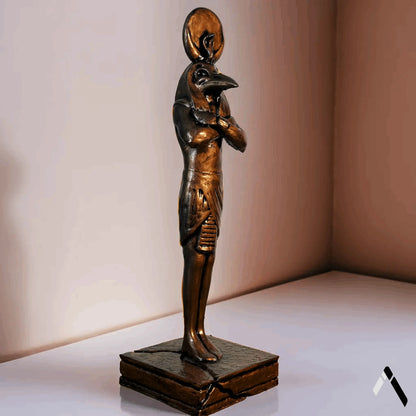 Khonshu Moon Knight Statue | Antique Bronze Egyptian God | Archadia