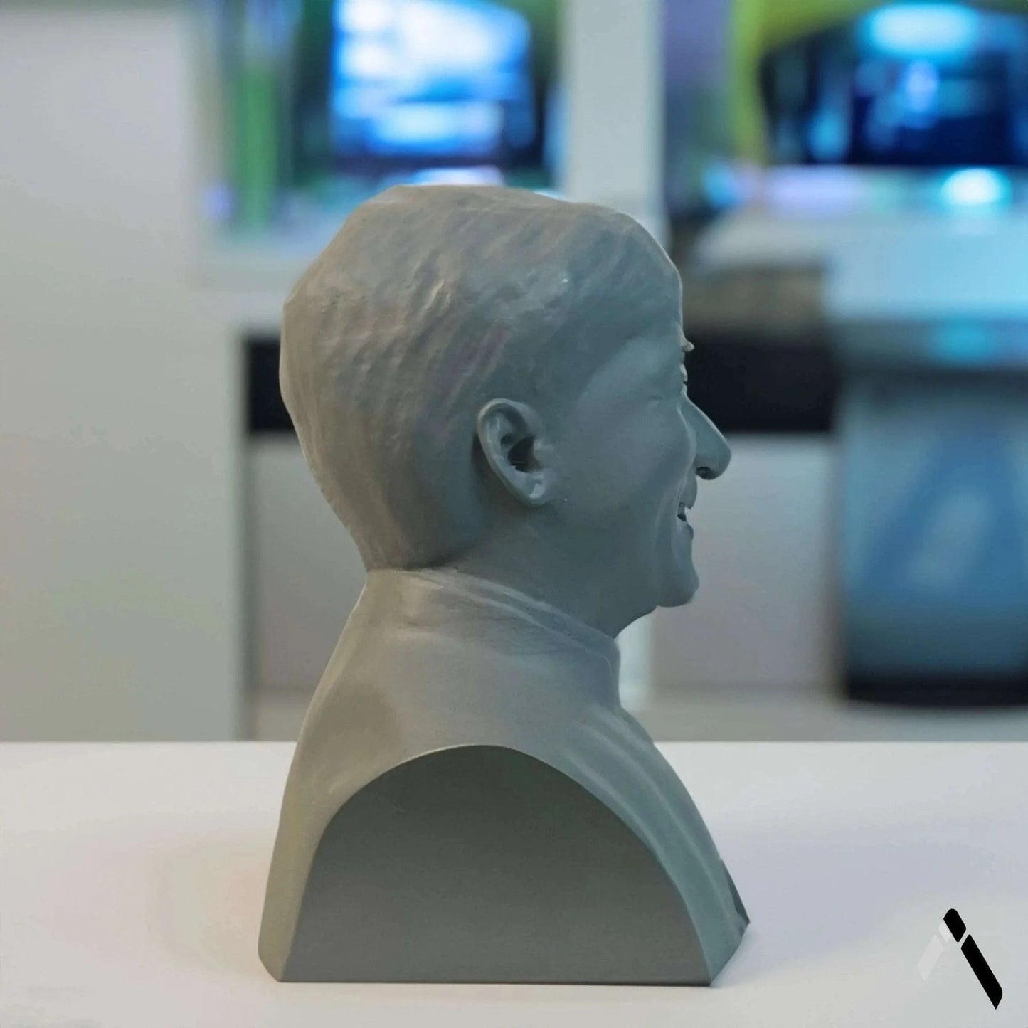 Jackie Chan Iconic Bust | Matte Grey Portrait Collectible | Archadia