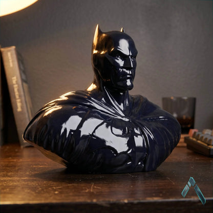 Batman Dark Knight Bust Sculpture | Glossy Premium Resin | DC Collectible