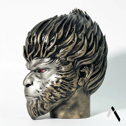 Black Myth Wukong Head Bust | Dark Bronze Finish | Gaming Pop Culture Collectible
