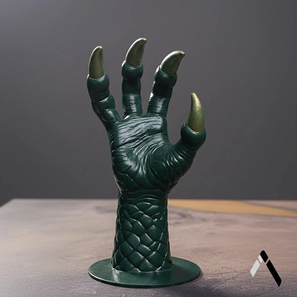 Dragon Claw Controller Stand | Dark Green Gloss | Gaming Desk Collectible India