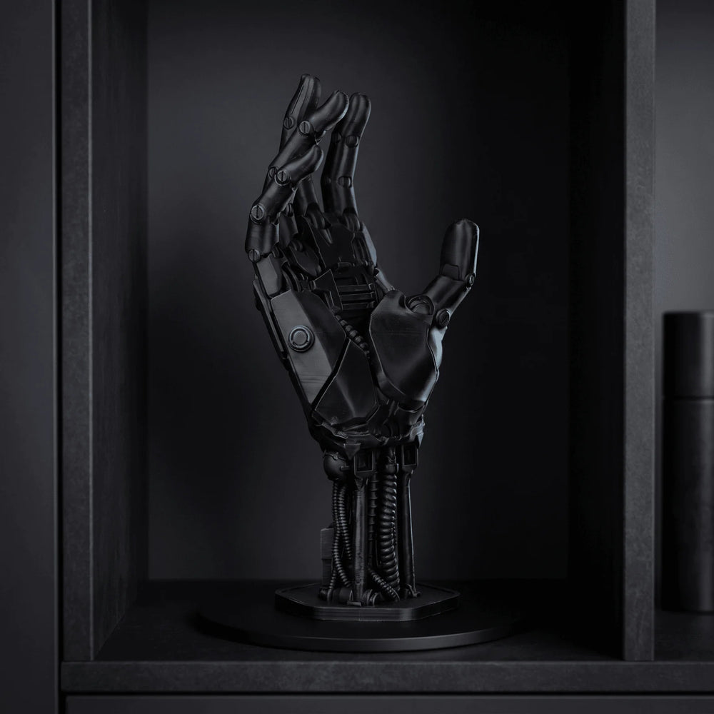 Robotic Hand Controller Stand Matte Black | Premium Sculpted | Gaming Collectible