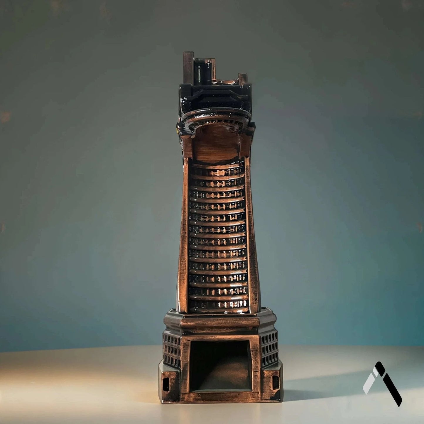 Stark Tower Scale Model Bronze Avengers Architecture Sculpture | Archadia