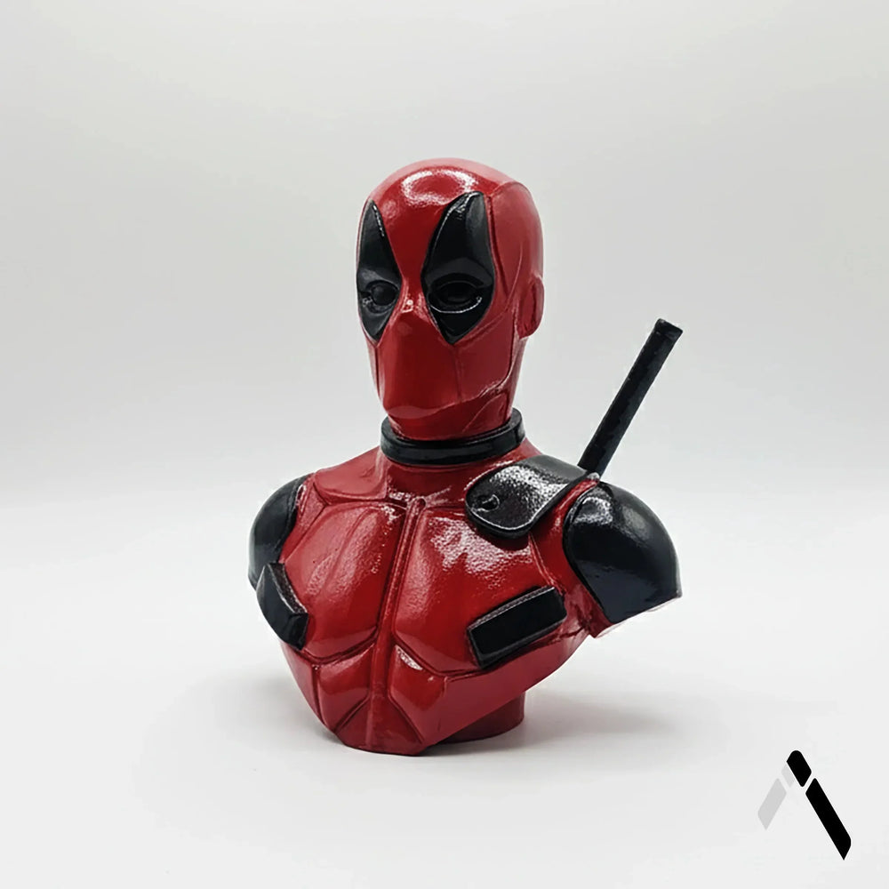 Deadpool Classic Suit Bust | Gloss Red & Black | Marvel Merc Collectible India