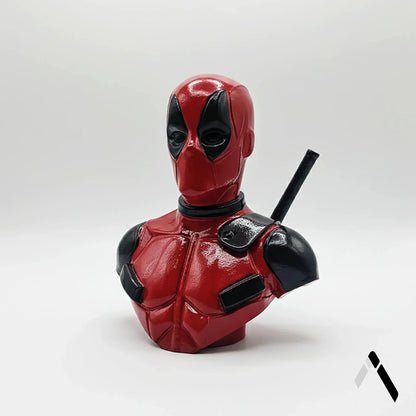 Deadpool Classic Suit Bust | Gloss Red & Black | Marvel Merc Collectible India
