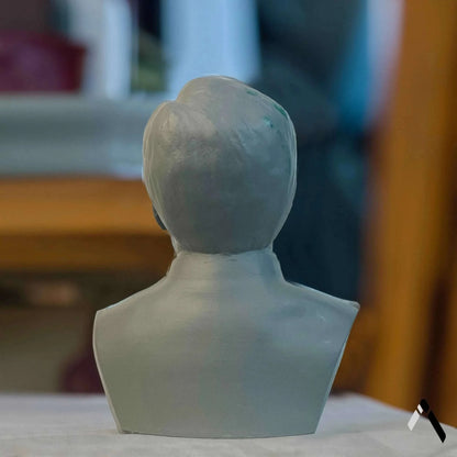 Jackie Chan Iconic Bust | Matte Grey Portrait Collectible | Archadia