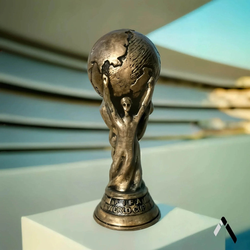 FIFA World Cup Trophy Scale Model | Antique Bronze | Football Collectible India