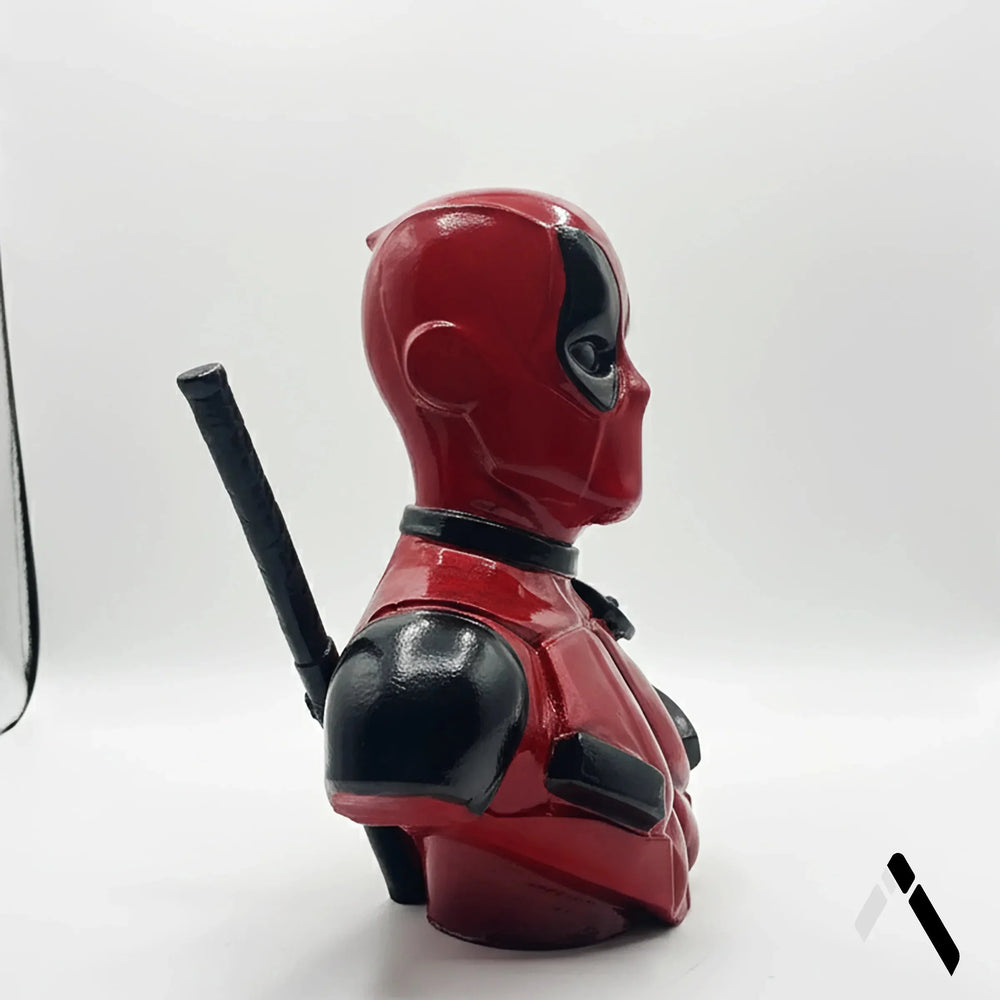 Deadpool Classic Suit Bust | Gloss Red & Black | Marvel Merc Collectible India