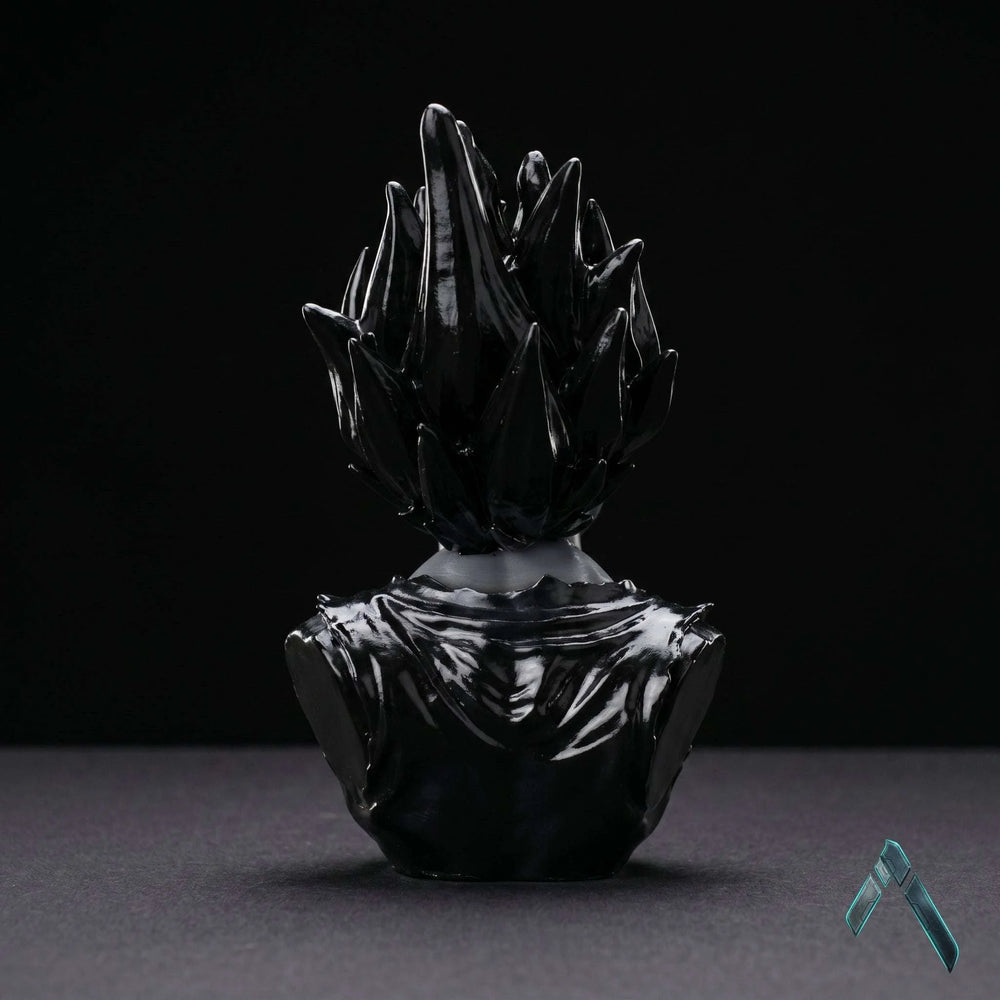 Vegeta Majin Bust Sculpture | Dark Silver Finish | DBZ Collectible India