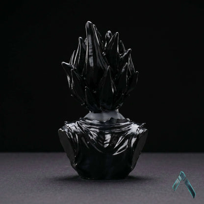 Vegeta Majin Bust Sculpture | Dark Silver Finish | DBZ Collectible India
