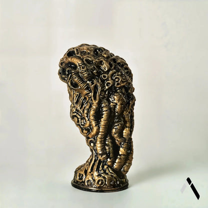 Cthulhu Head Sculpture | Antique Bronze Finish | Dark Horror Collectible India