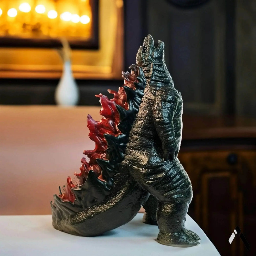 Shin Godzilla Full Scale Sculpture Dark Charcoal Red Spines | Archadia