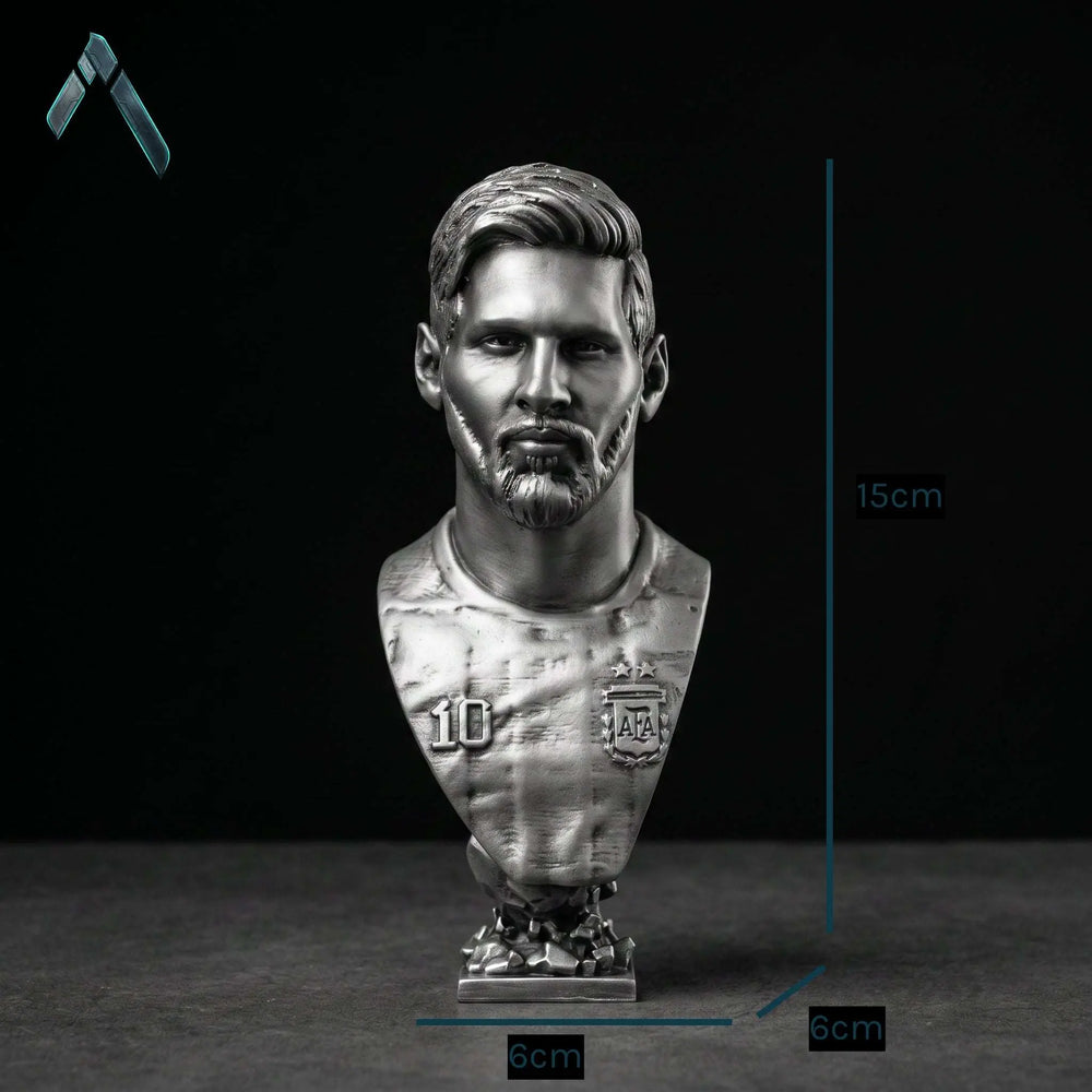 Messi Argentina Jersey Bust | Hand-Painted #10 Collectible | Archadia