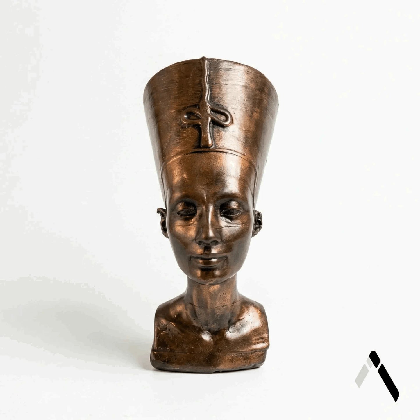 Nefertiti Bust Sculpture Queen of Egypt Ancient Amber Finish | Archadia