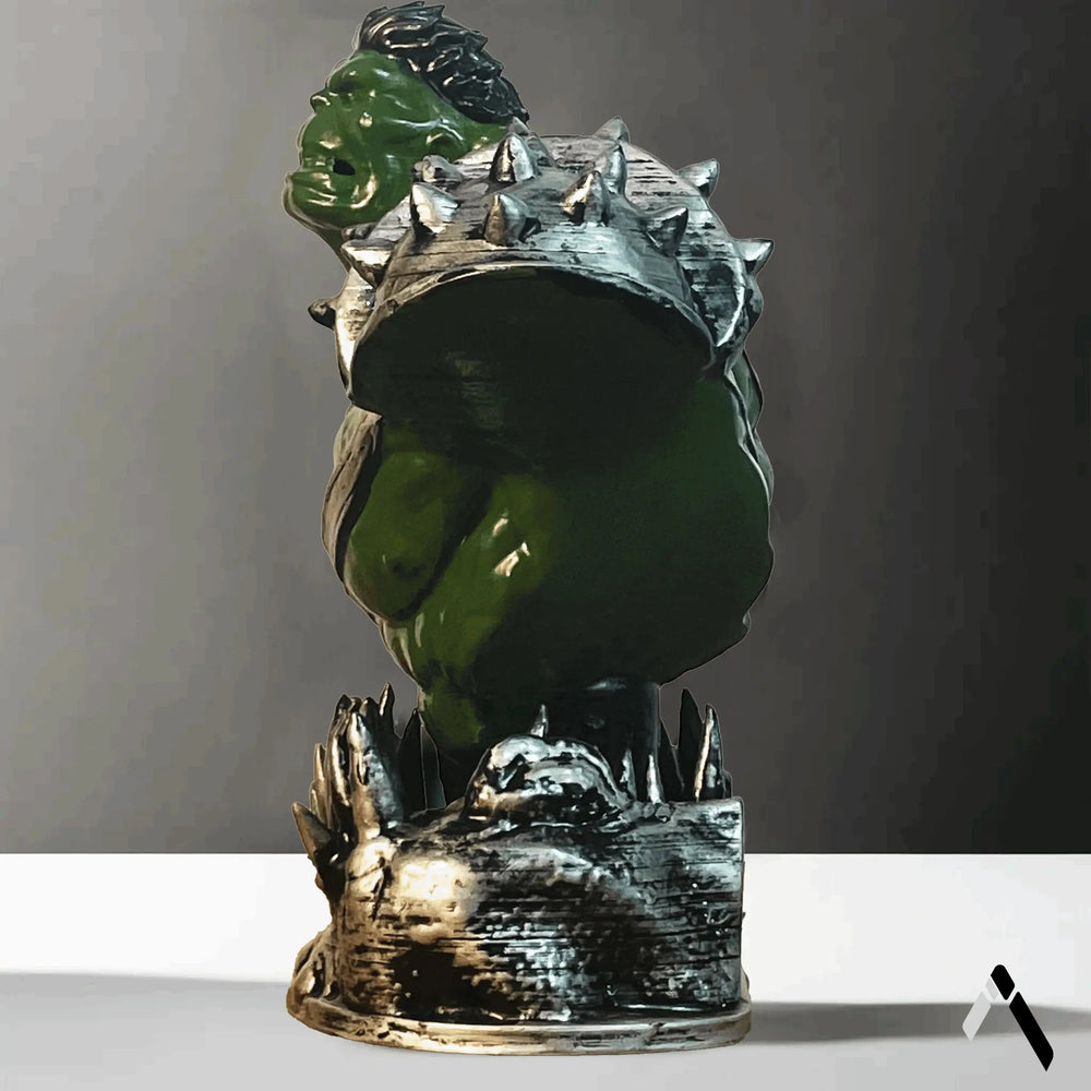 Gladiator Hulk Ragnarok Bust | Armored Arena Warrior Statue | Archadia