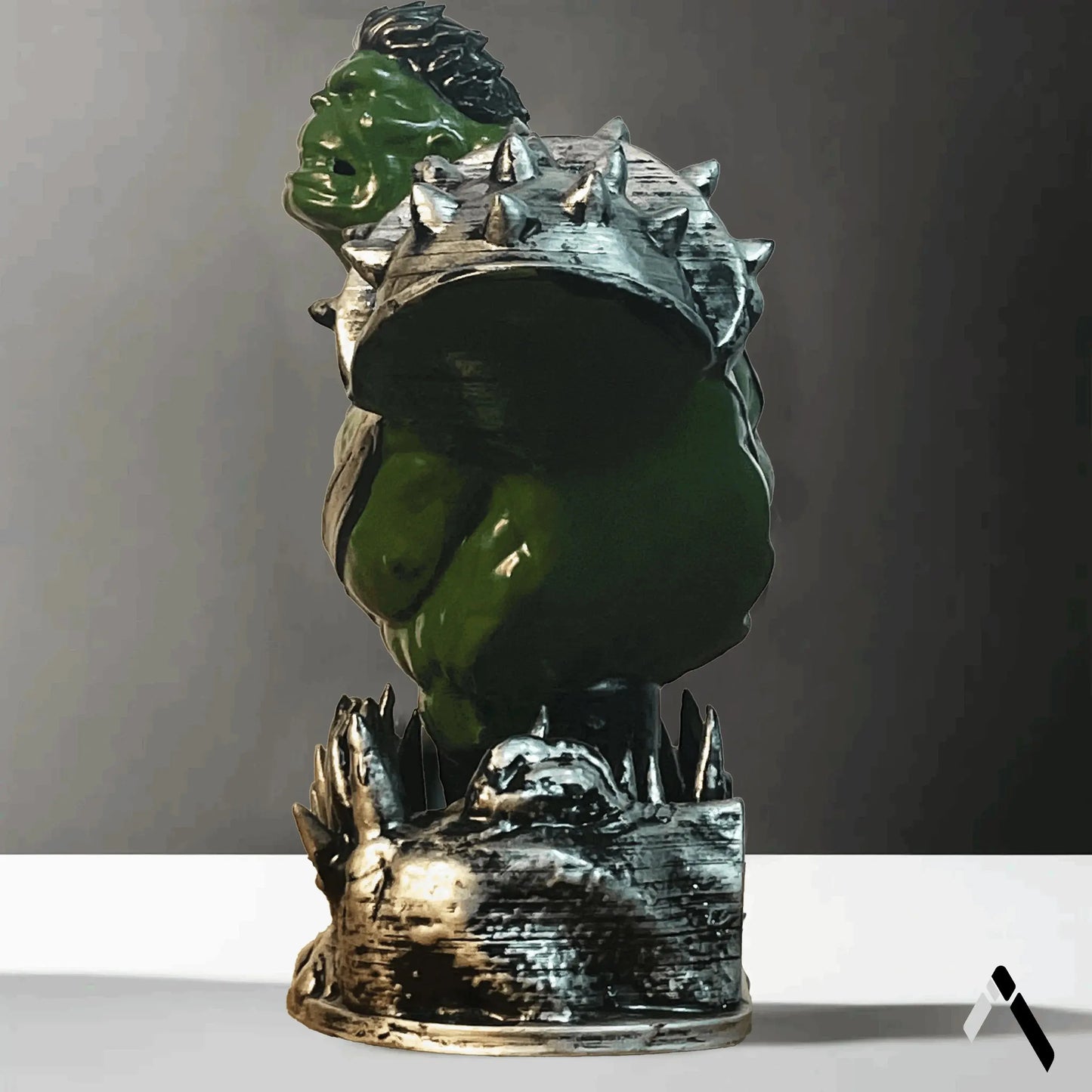 Gladiator Hulk Ragnarok Bust | Armored Arena Warrior Statue | Archadia