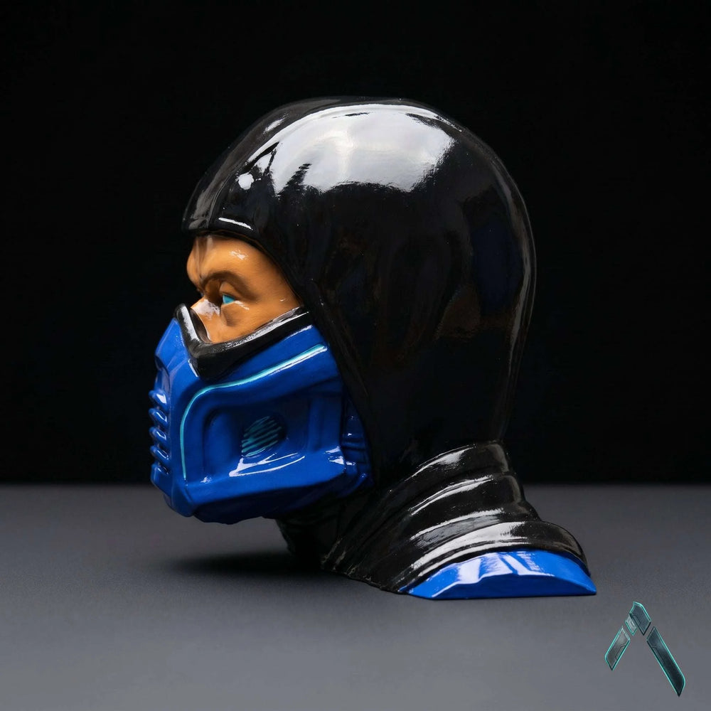 Sub-Zero Headphone Stand Mortal Kombat Ninja Bust Gaming | Archadia