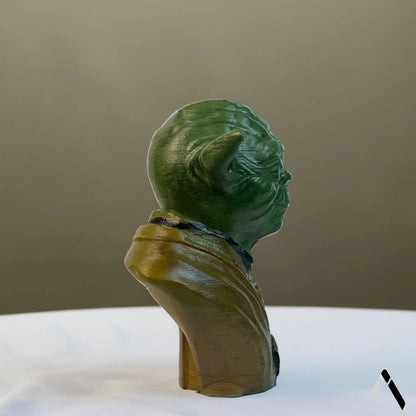 Yoda Bust Sculpture Green Jedi Master Star Wars Collectible | Archadia