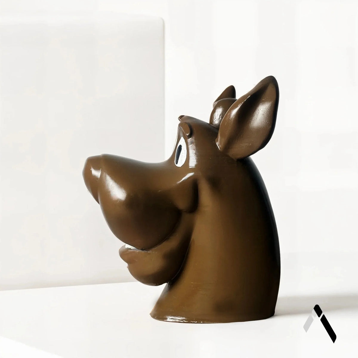Scooby-Doo Head Sculpture Brown Gloss Cartoon Collectible | Archadia