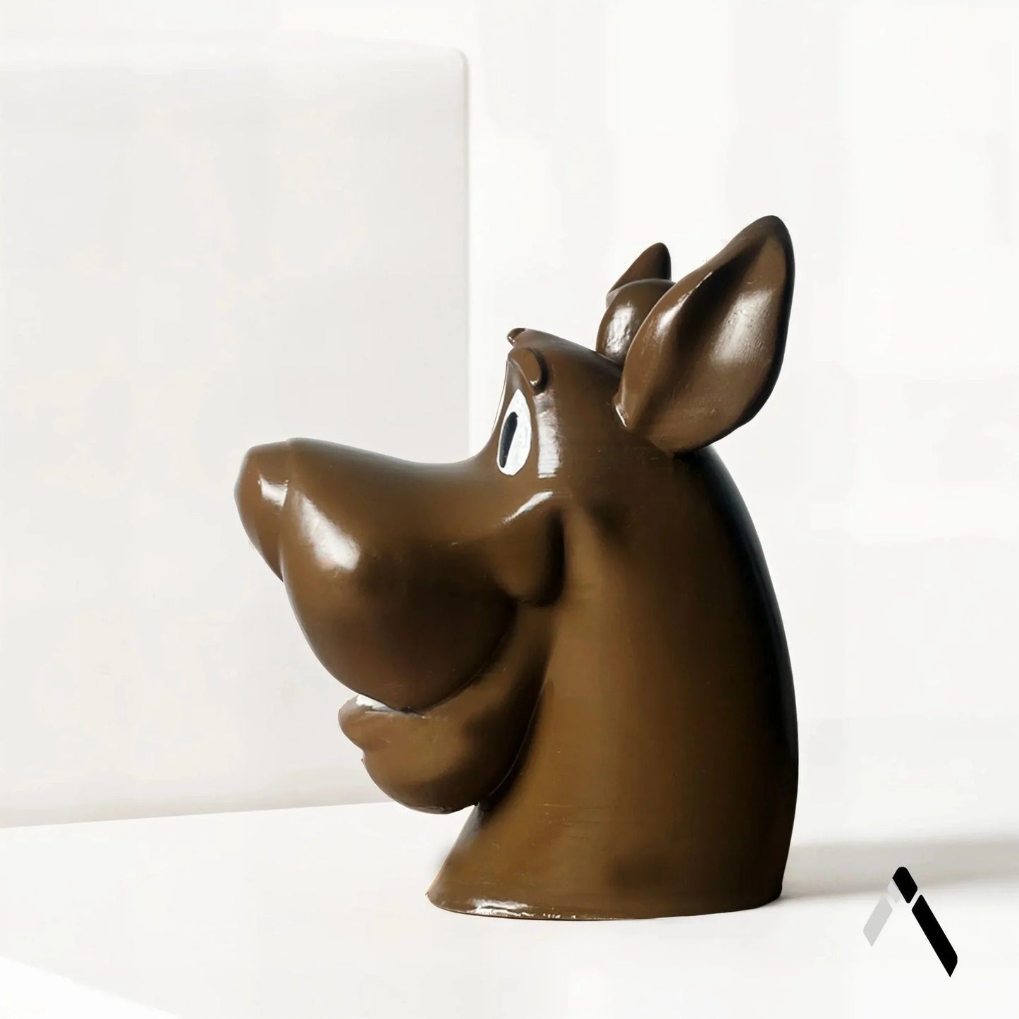 Scooby-Doo Head Sculpture Brown Gloss Cartoon Collectible | Archadia