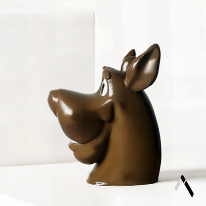 Scooby-Doo Head Sculpture Brown Gloss Cartoon Collectible | Archadia