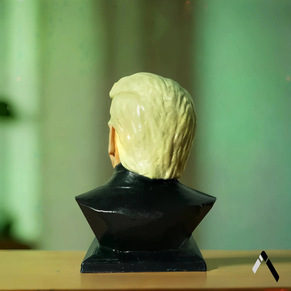 Donald Trump Bust Figurine | Hand-Painted Resin | Pop Culture Collectible