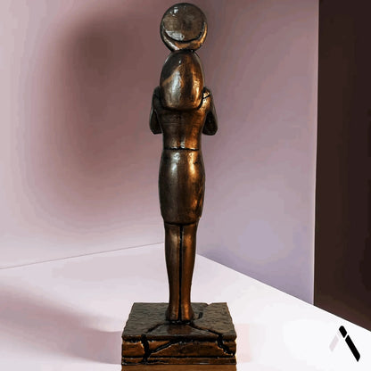 Khonshu Moon Knight Statue | Antique Bronze Egyptian God | Archadia
